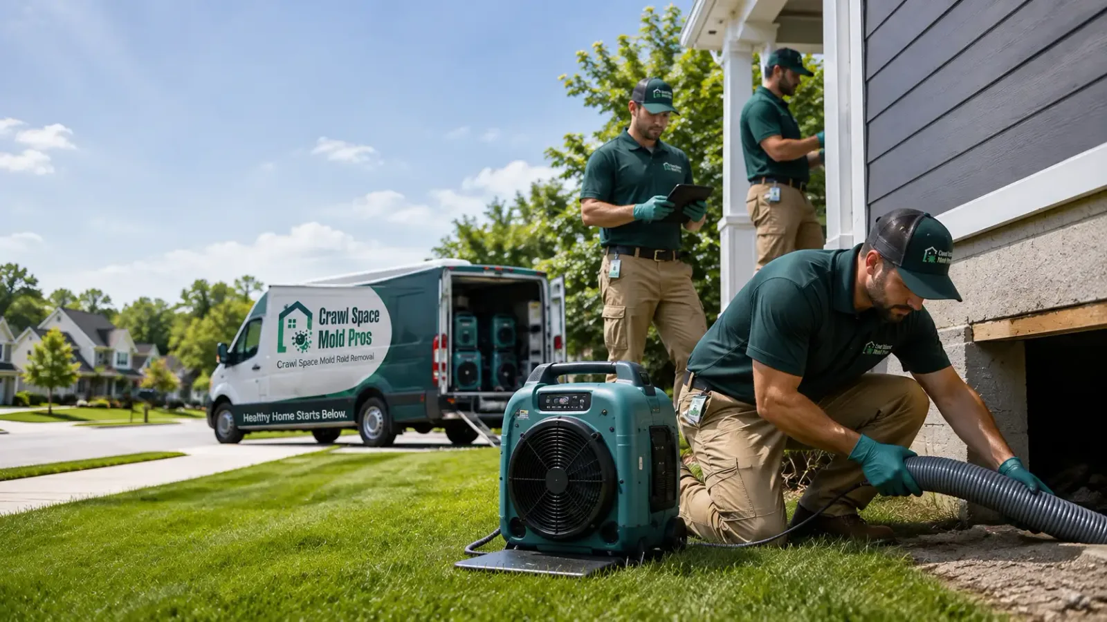 Crawl Space Mold Removal in Lakehurst, NJ